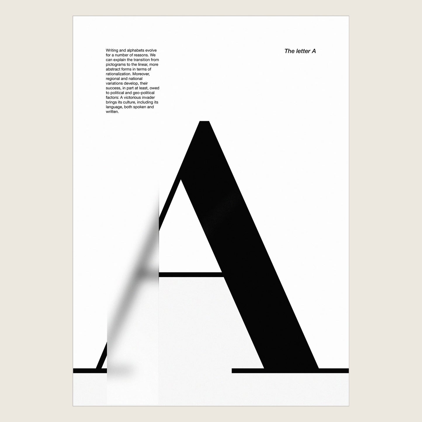 Letter A 01