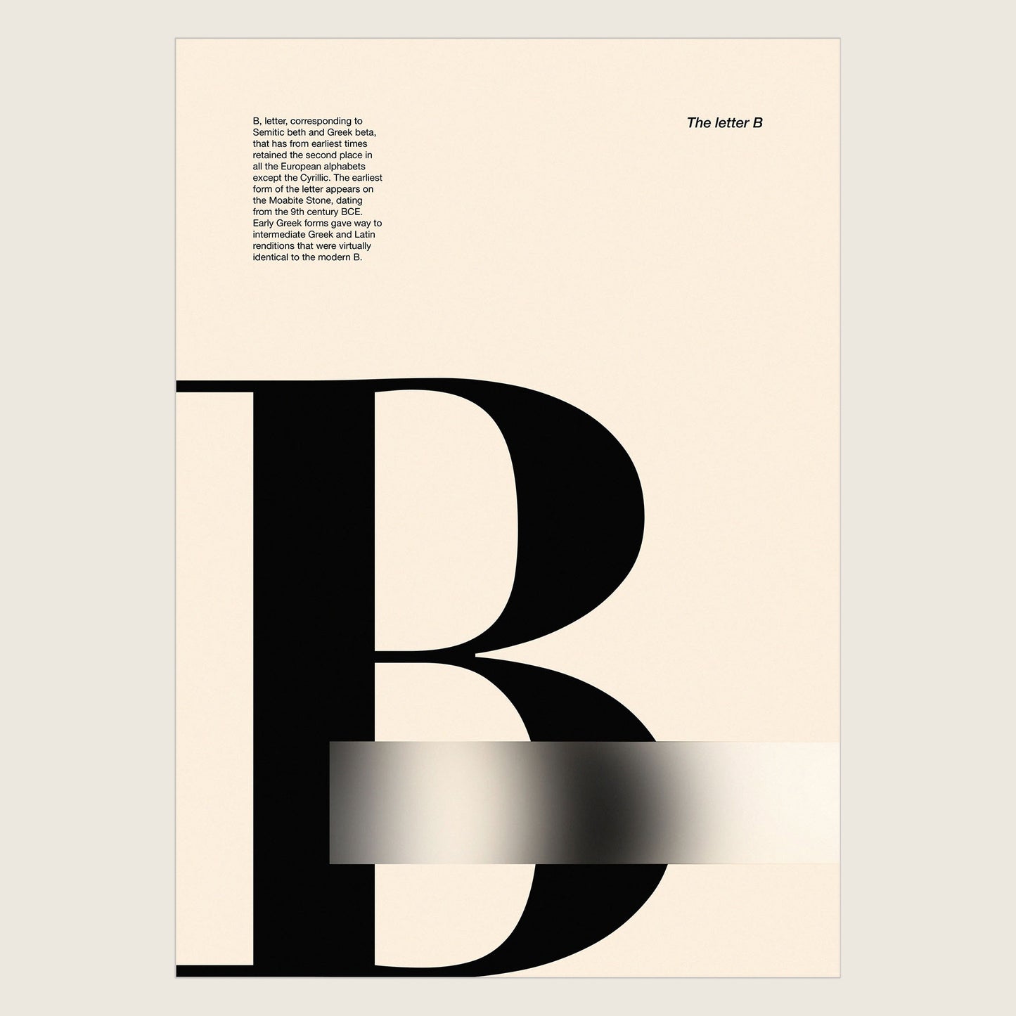 Letter B 01