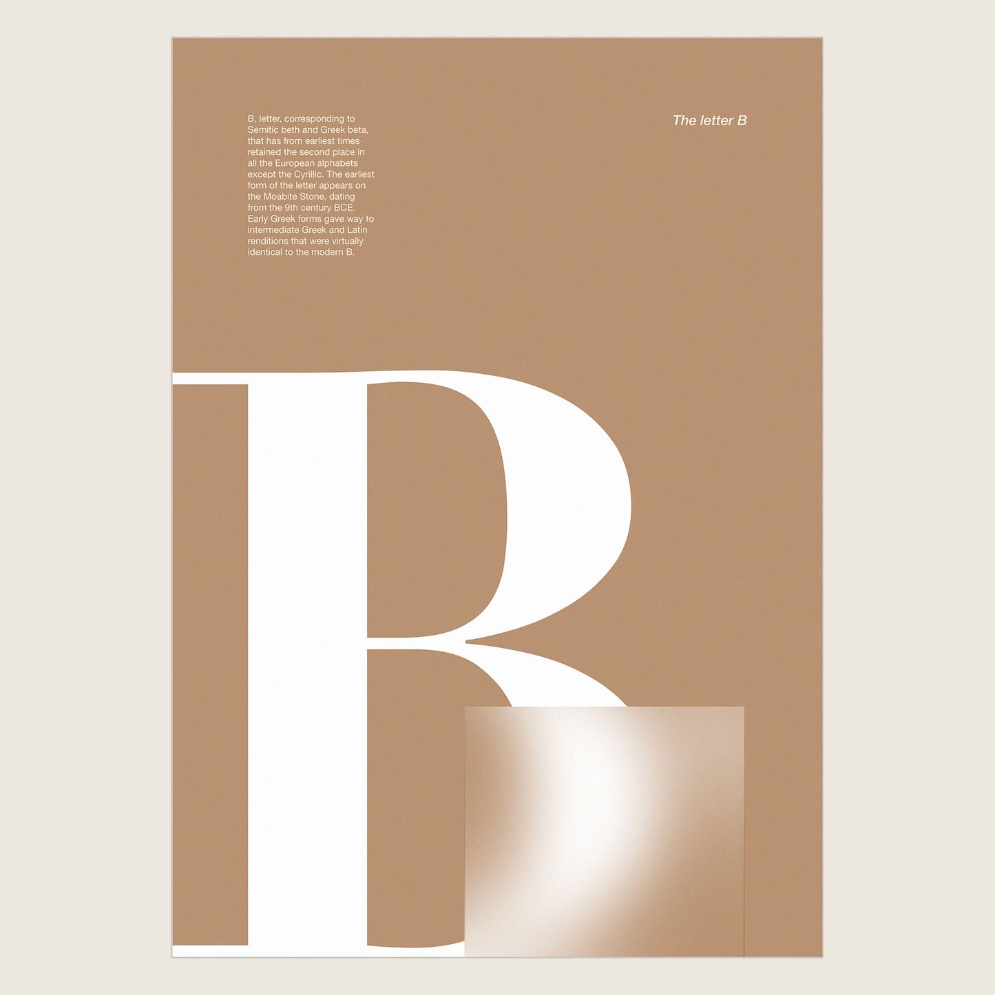 Letter B 02